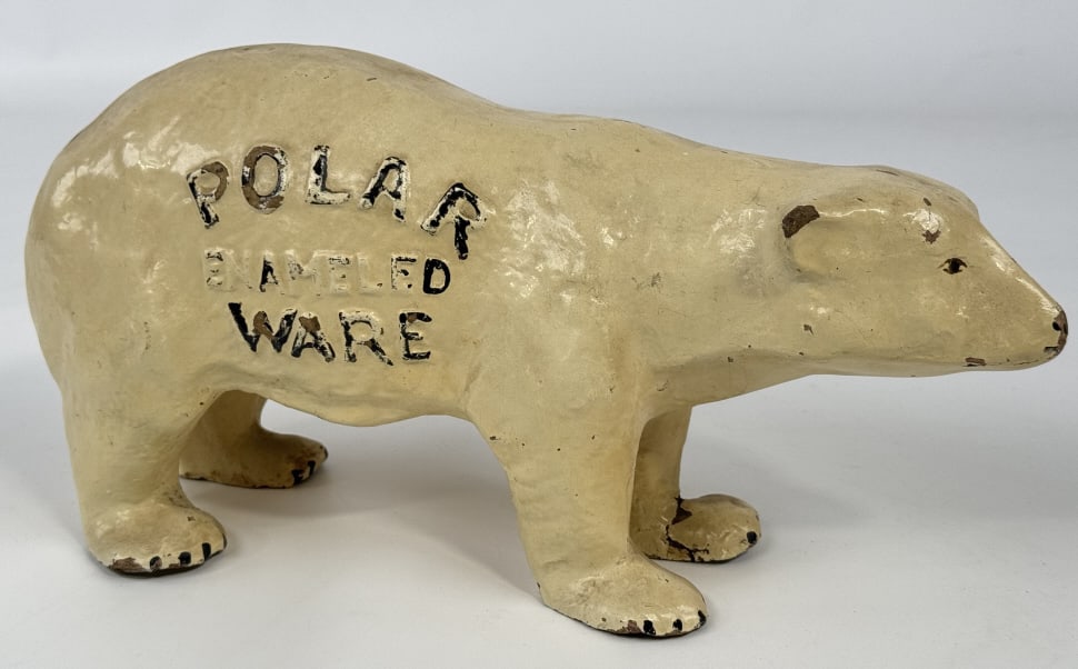 Early Polar Enameled Ware Paper Mache Adv Display (1 of 9)