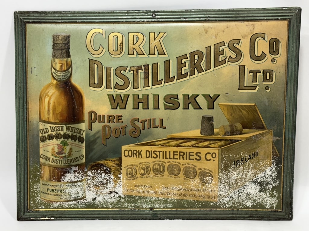 Early SST Cork Distilleries Co. Whisky Sign (1 of 8)