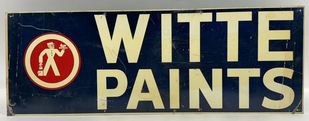 Vintage SST Witte Paints Advertising Sign (1 of 9)
