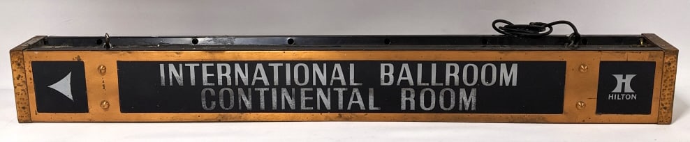 DS Hilton International Ballroom/Continental Sign (1 of 7)