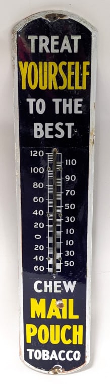 Vintage SSP Mail Pouch Tobacco Thermometer (1 of 9)