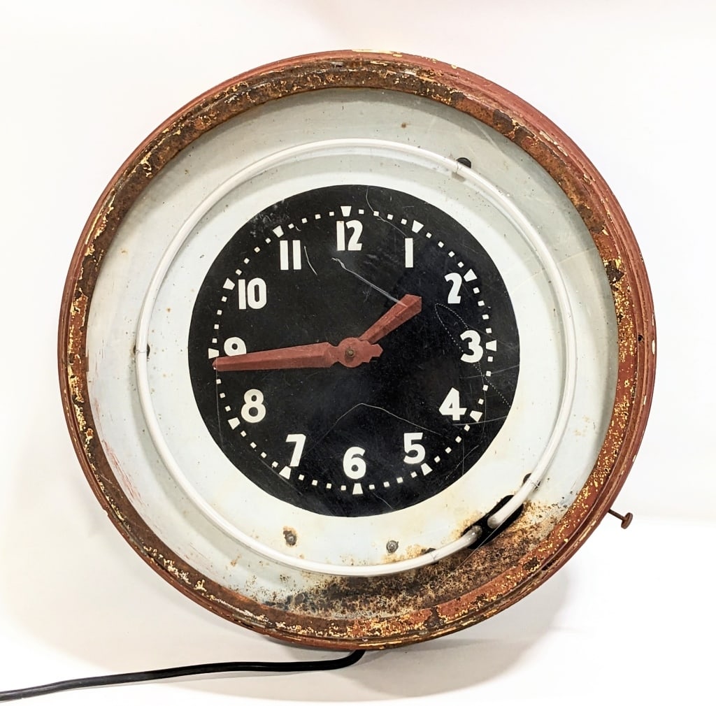 Vintage Neon Glo-Dial 22" Wall Clock (1 of 11)