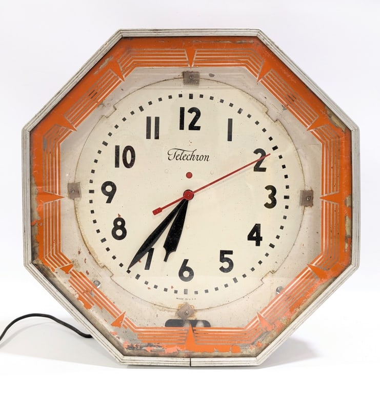 Early Telechron Neon Product Neon Countertop Clock (1 of 12)