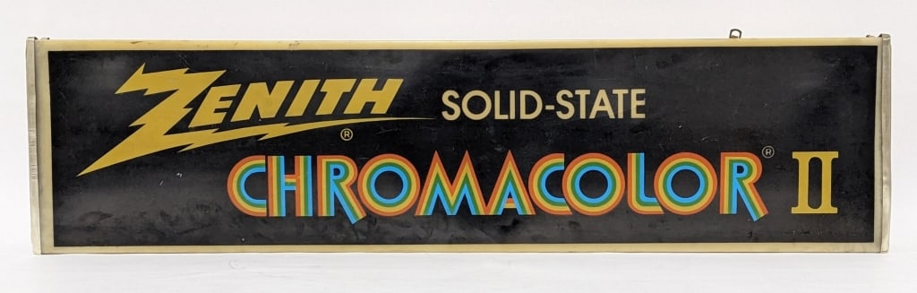 Vintage Zenith Chromacolor II Advertising Light (1 of 6)