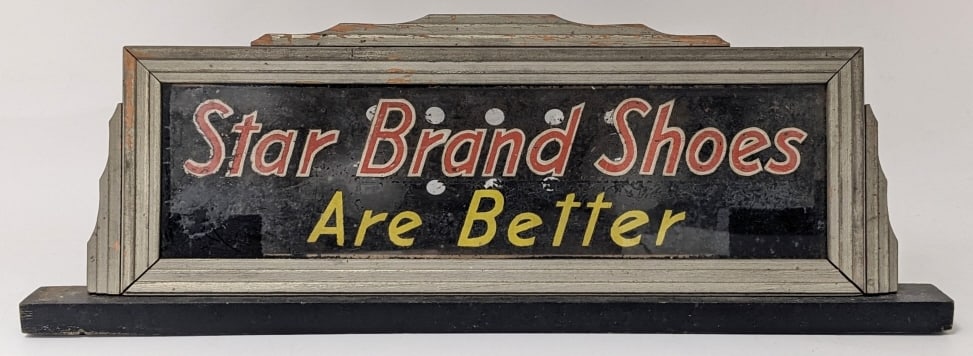 Vintage Star Brand Shoes Lighted Counter Sign (1 of 6)