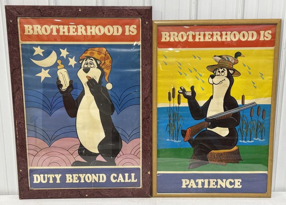 2) Orig. 1970s Hamm's Beer Advertising Posters (1 of 15)