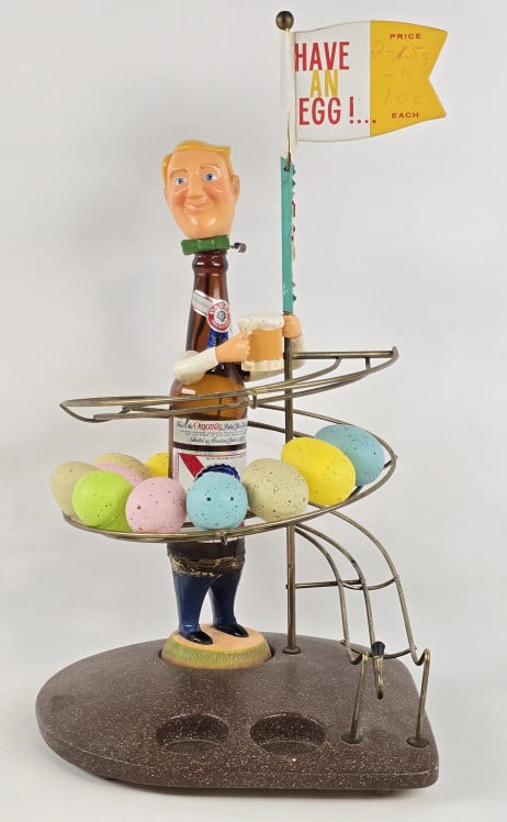 1950's Blatz (PBR) Beer Egg Man Advertising Statue (1 of 7)
