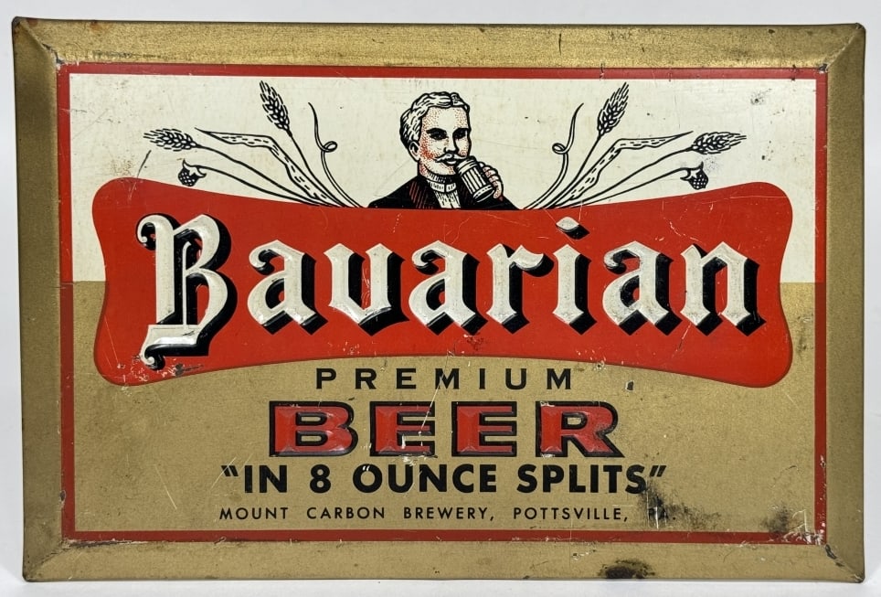 Vintage TOC Bavarian Beer Countertop Adv Sign (1 of 6)