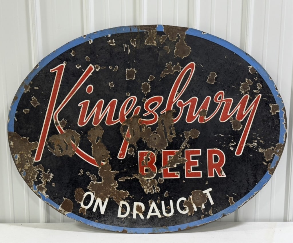 Vintage DSP Kingsbury Beer Advertising Sign (1 of 10)