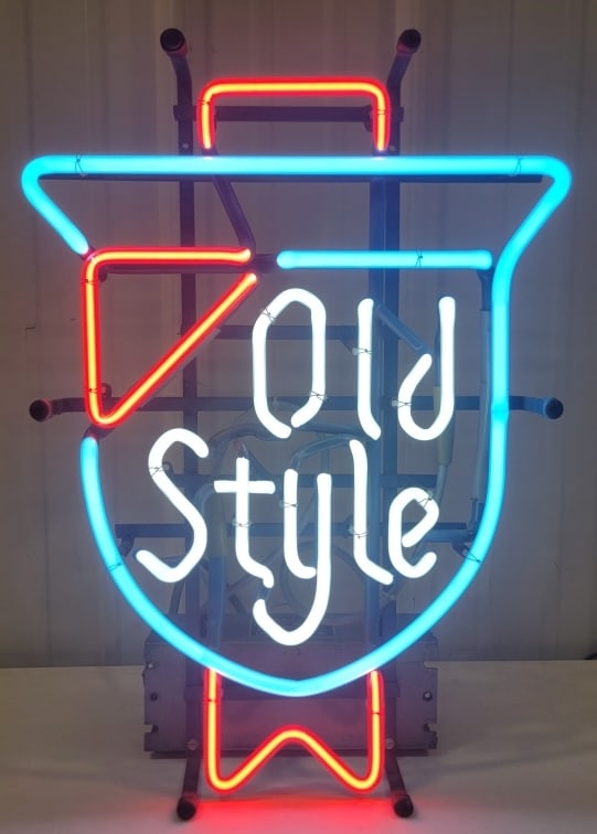 Vintage Old Style Beer Neon Advertising Sign (1 of 9)