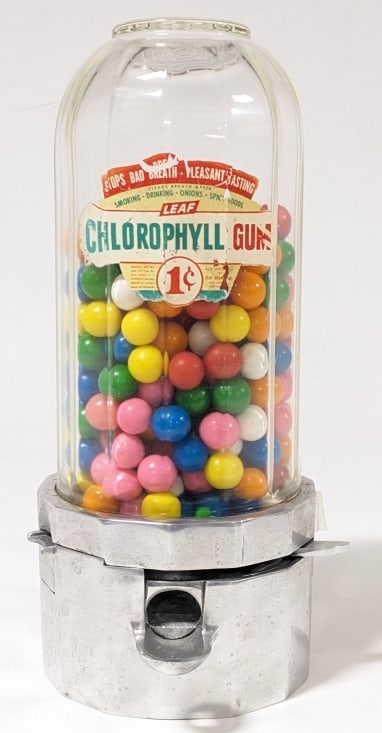 Vintage Atlas Midget 1 Cent Gumball Machine (1 of 7)