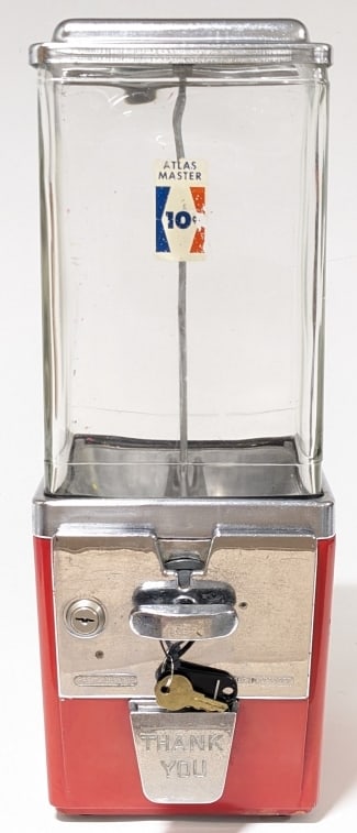 Vintage Atlas Master 10 Cent Gumball Machine (1 of 10)