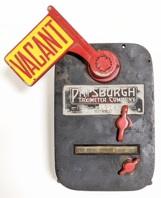 Vintage Pittsburgh Taximeter Mechanical Fare Meter (1 of 11)