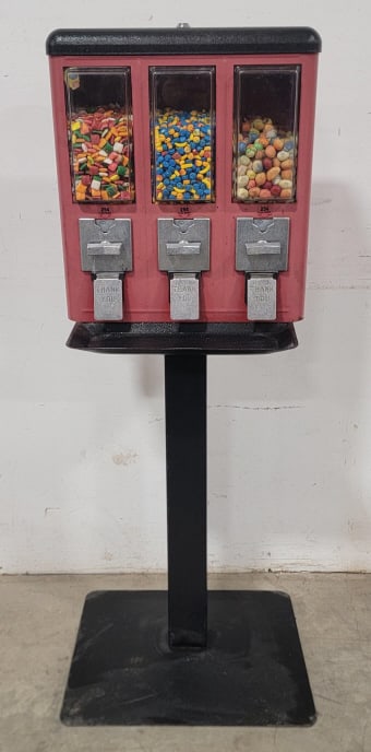 Routemaster 3-Way 25 Cent Gum Vending Machine (1 of 12)