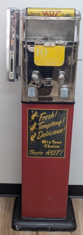 Vintage National Hot Nuts Coin-Op Vending Machine (1 of 7)