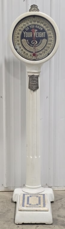 Antique Mills Coin-Op Porcelain Lollipop Scale (1 of 5)