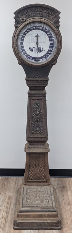 Antique National Cast Metal 1 Cent Lollipop Scale (1 of 8)