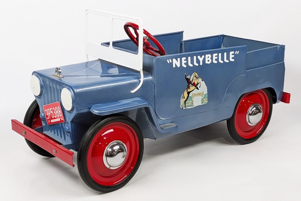 Restored Hamilton Roy Rogers Nellybelle Jeep Pedal (1 of 10)