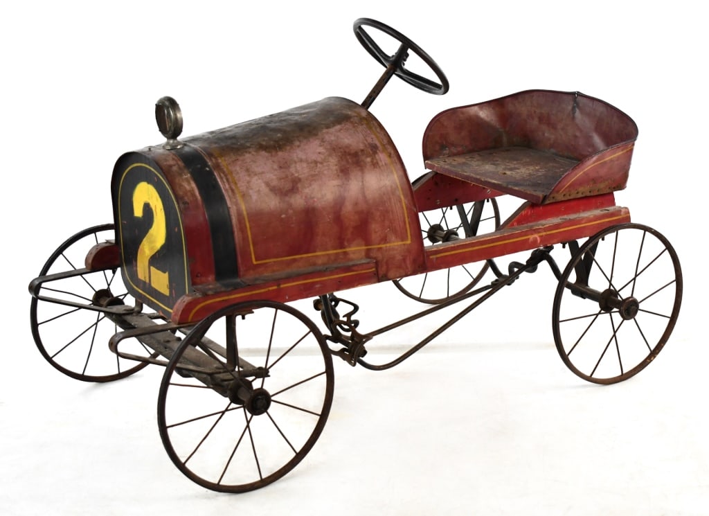 Early Spoked Wheel #2 Racer Pedal Car (1 of 10)