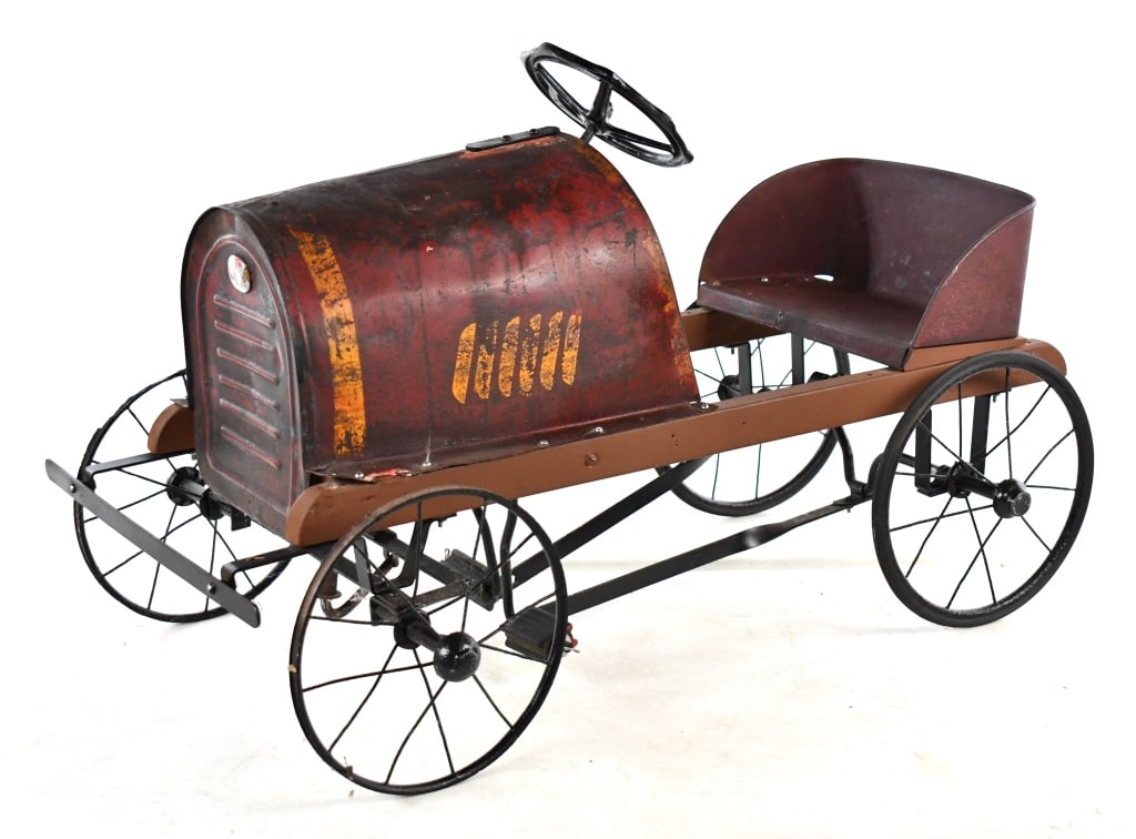 Early Spoked Wheel Pedal Car (1 of 8)