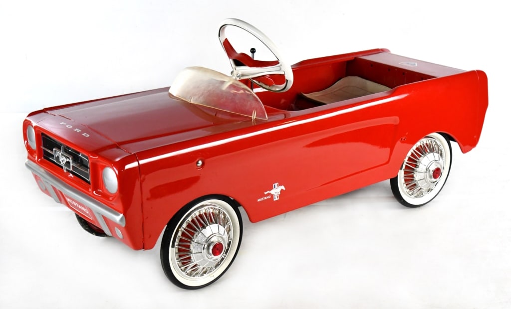 Restored AMF Junior Ford Mustang Pedal Car (1 of 8)