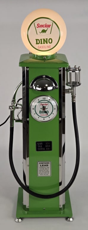 Pedal Car Size Sinclair Dino Clock Face Gas Pump (1 of 9)