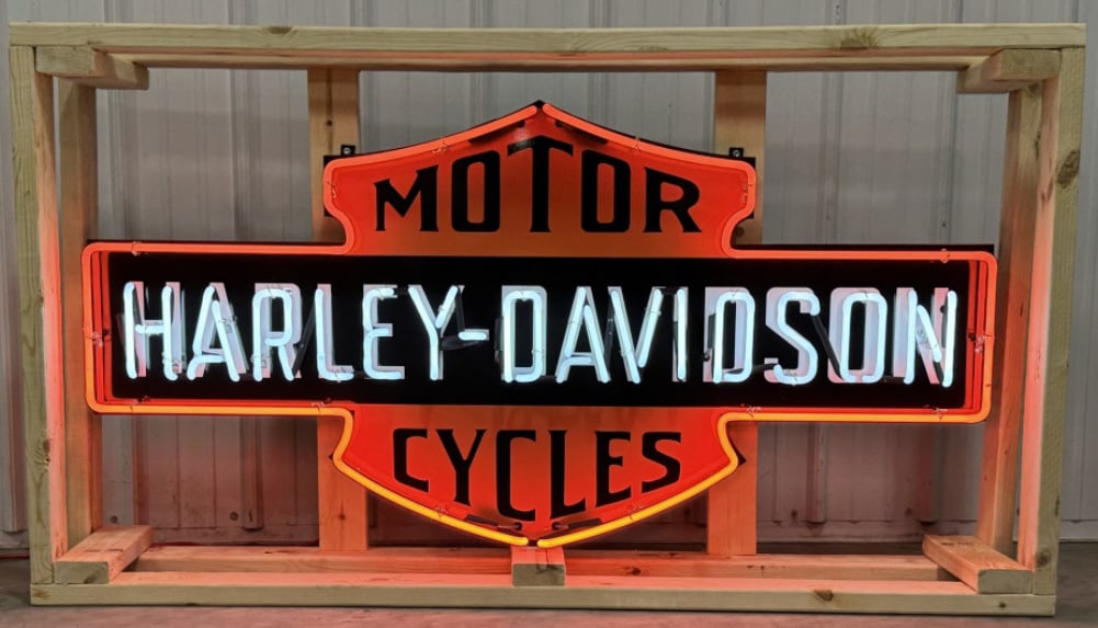SST Custom Harley-Davidson Neon Sign 60x30 (1 of 5)
