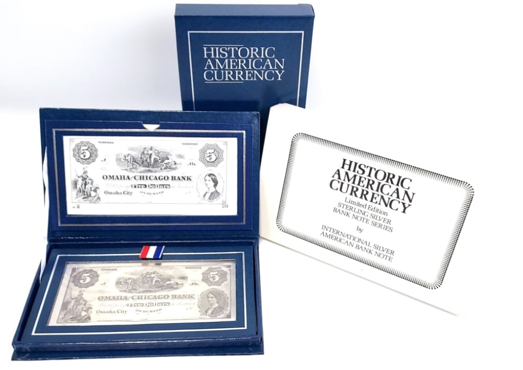 Sterling Silver $100 Omaha and Chicago Bank Note (1 of 7)