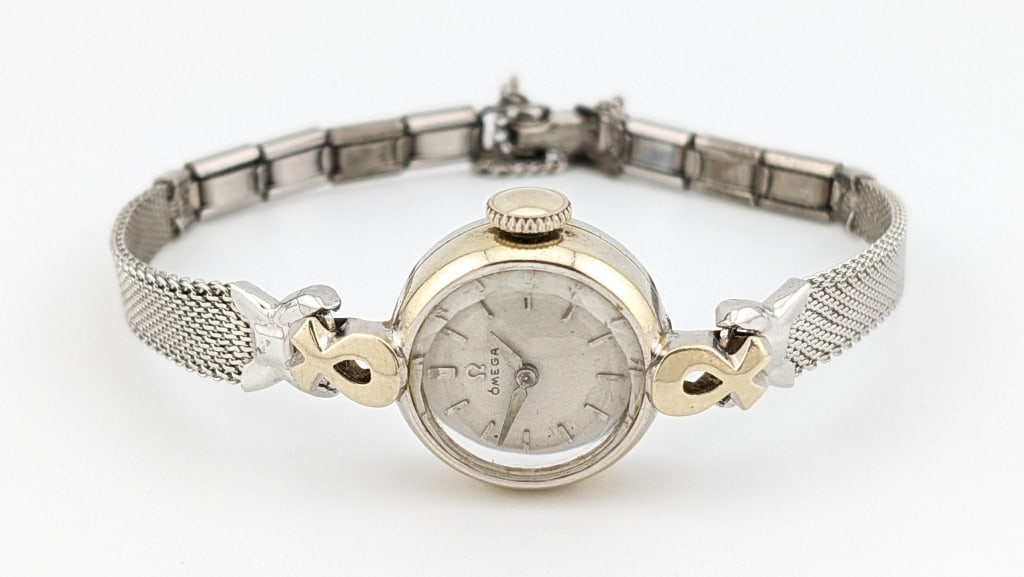 Ladies Vintage Omega 14K Gold Wristwatch (1 of 7)