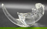 Retired Steuben Glass "Sea Otter" Figurine