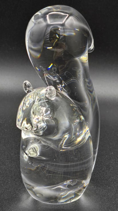 Retired Steuben Glass "Squirrel" Figurine (1 of 5)