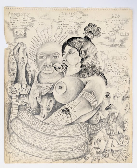 Eddie Harris "Astrology & Erotica" Pencil Drawing (1 of 3)