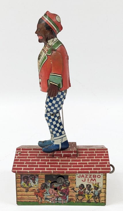 Black Americana Jazzbo-Jim Wind-Up Tin Litho Toy (1 of 17)