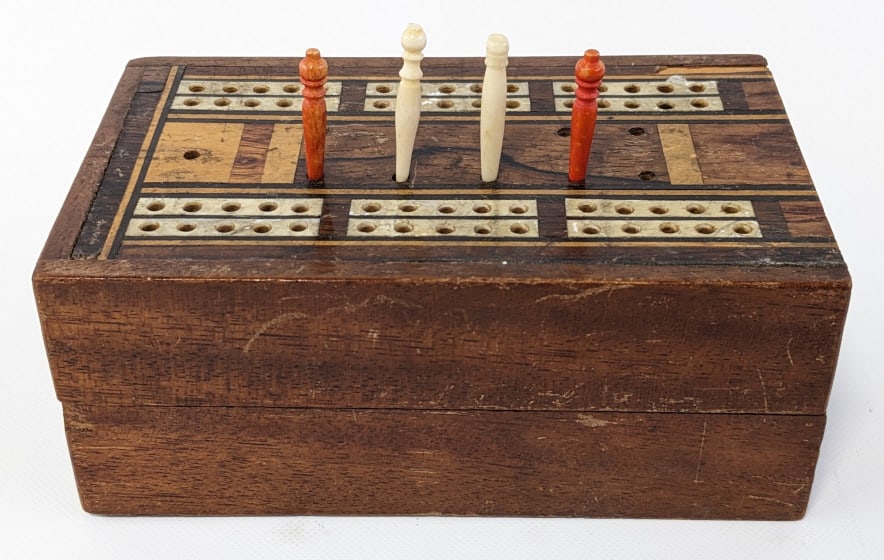 Civil War 23rd ME Inf. Folding Cribbage Game Board (1 of 7)