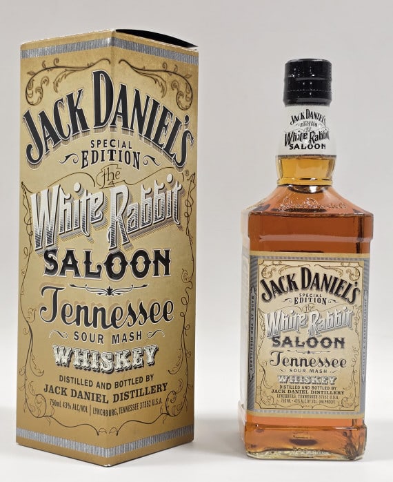 2013 Jack Daniels White Rabbit Saloon Bottle (1 of 4)