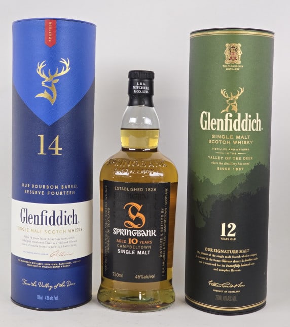 (3) Sealed Bottles Of Single Malt Scotch Whisky (1 of 5)