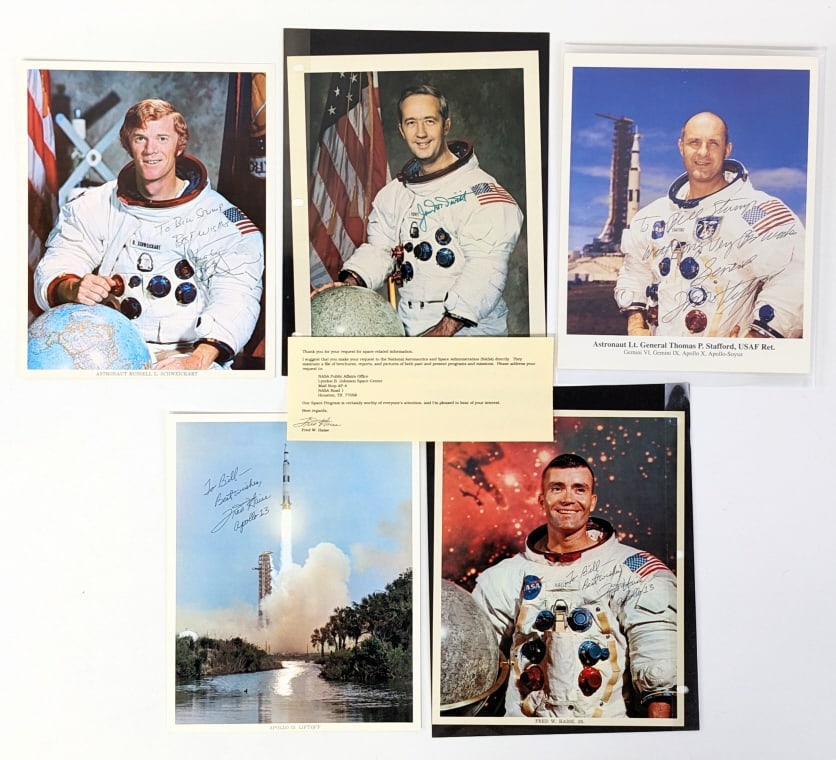 (5) Astronaut Signed Photographs (1 of 7)