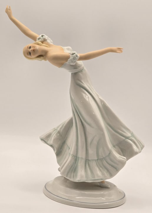 German Schaubach Kunst Female Dancer Figurine (1 of 4)