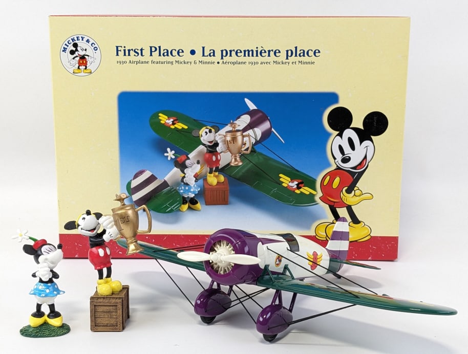 Mickey Mouse "First Place" 1930 Diecast Airplane (1 of 12)
