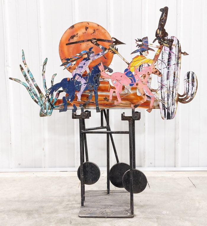 Frederick Prescott "Cowboys & Indians" Sculpture (1 of 11)