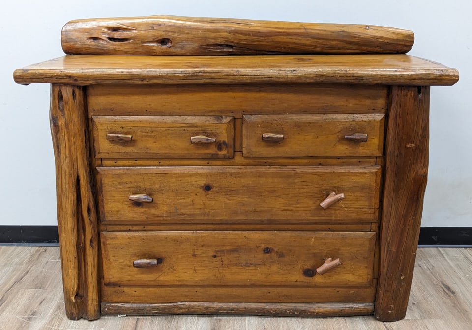 Shrine Of The Pines Rustic Four Drawer Dresser (1 of 10)