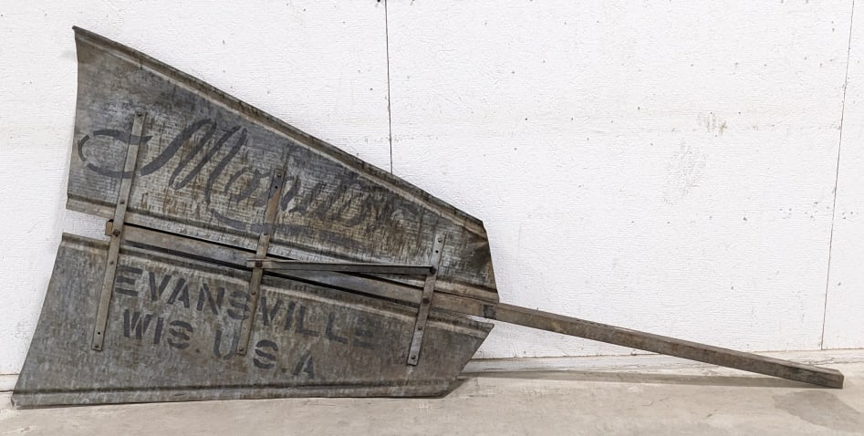 Antique Monitor N.W. Wind Engine Co. Windmill Tail (1 of 4)