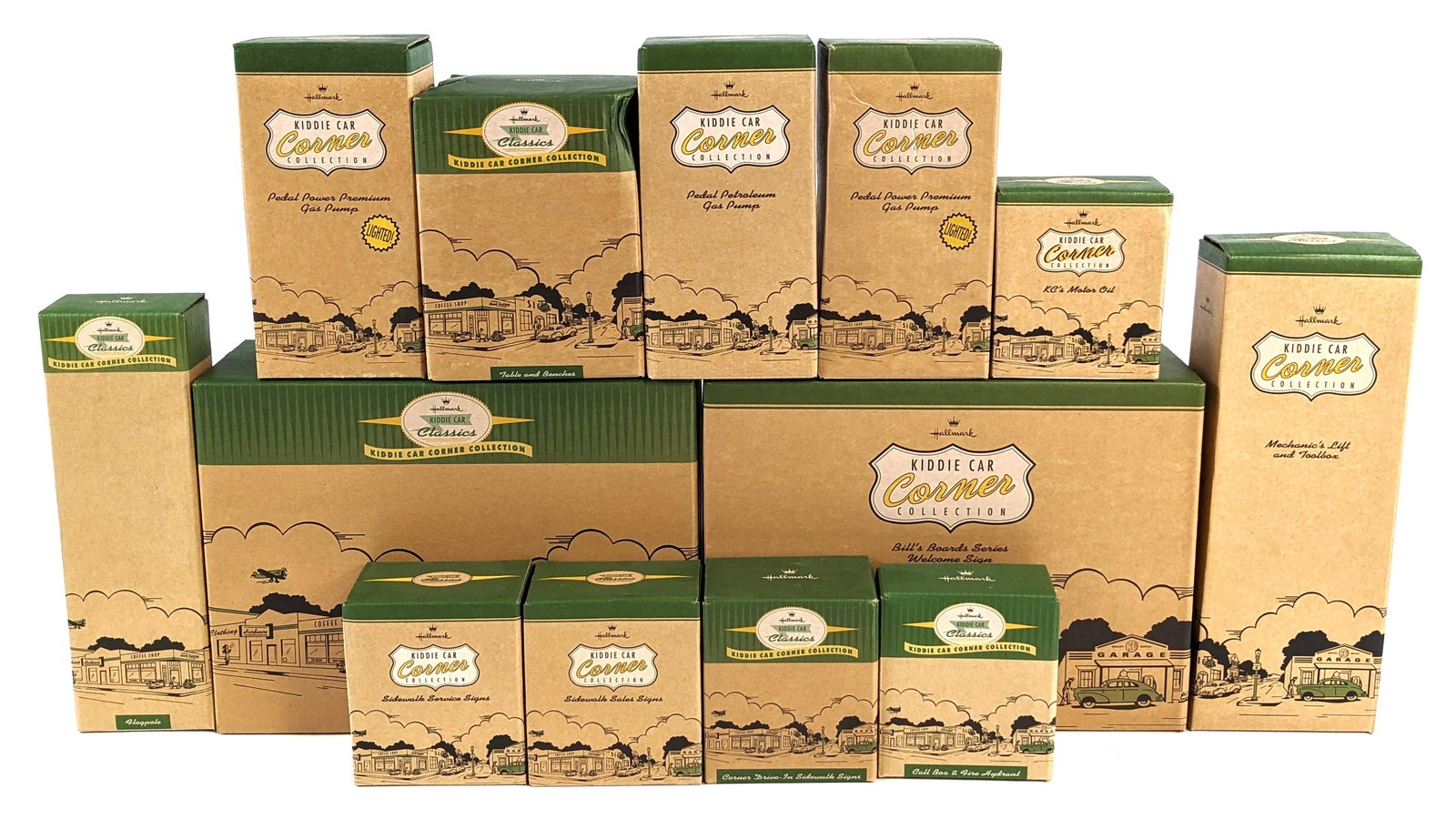 Hallmark Kiddie Car Corner Collection Series Pieces (1 of 9)