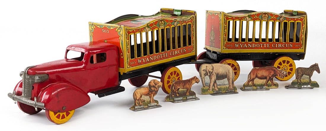 Tomy Singing Circus Truck Tin Japan Tomy Singing Circus Truck Tin Japan