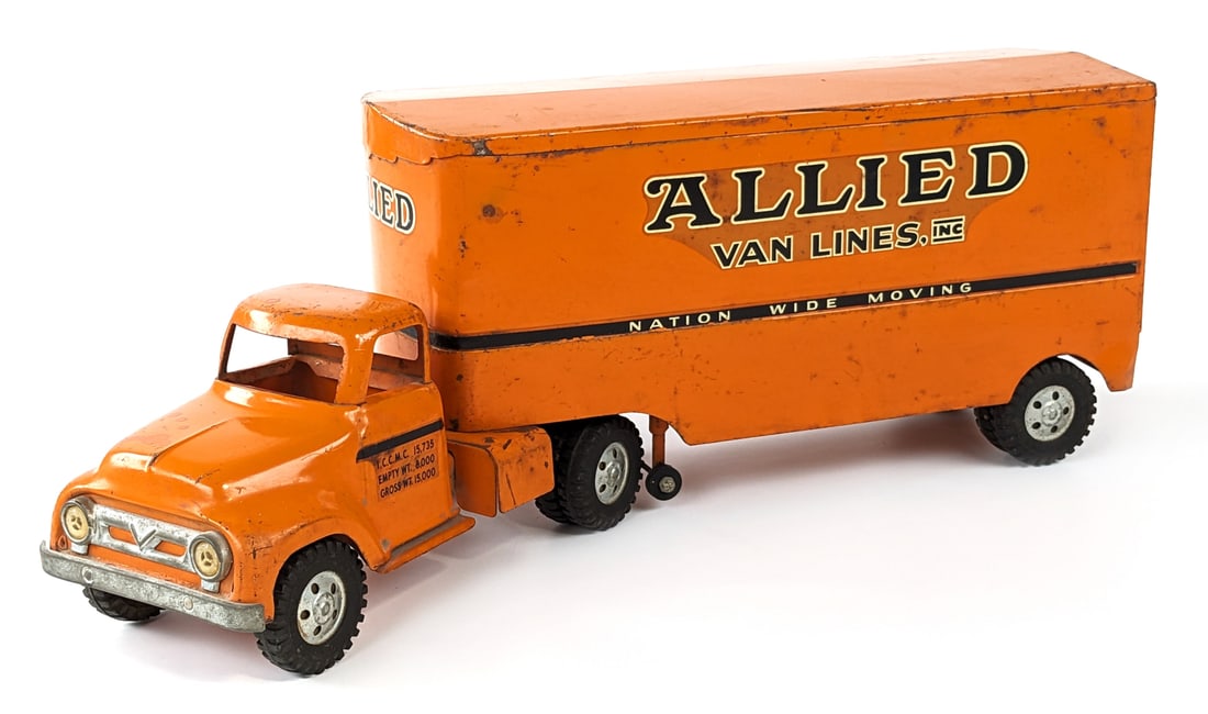 Original Tonka Allied Van Lines Truck & Trailer (1 of 16)