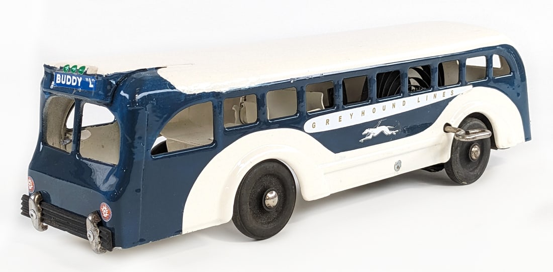 John Hill＆Co.製造Tootsietoy No.4680 OVERLAND BUS LINE 1932
