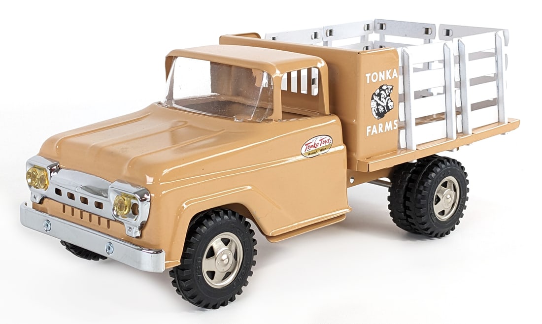 Restored Tonka Farms Stake Bed Truck (1 of 8)