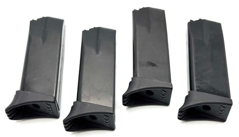 (4) SCCY CPX 9mm Magazines