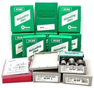 12 Sets of RCBS Reloading Dies