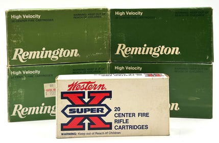 96 Rounds Reloaded Remington & Winchester .30-30 Rifle Ammo